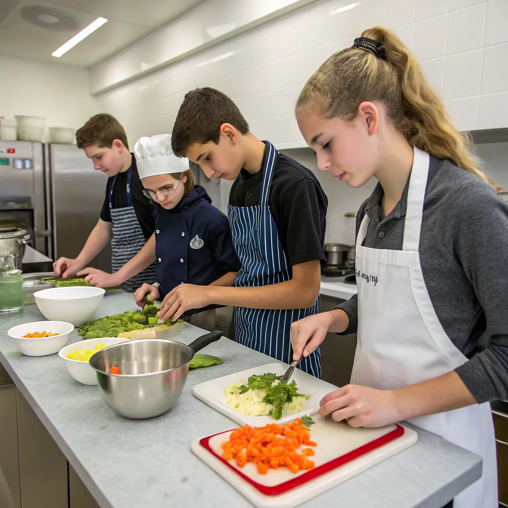 Teen cooking class